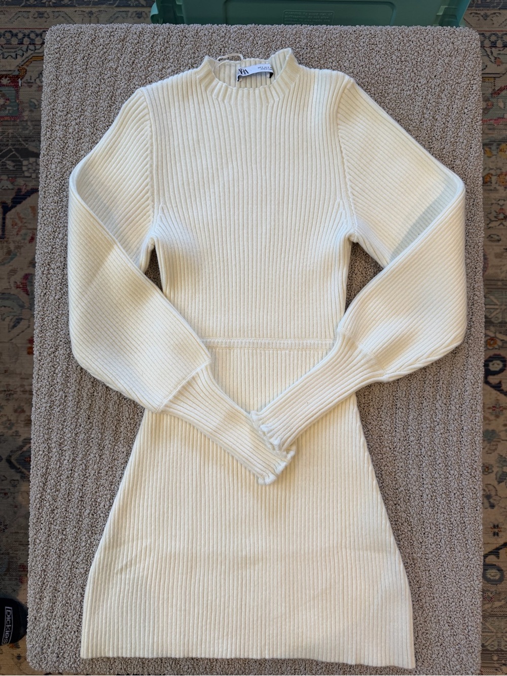 Zara Ribbed Knit Sweater Dress – Size Small